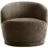 Draaifauteuil Tenna bruin