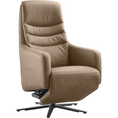 Relaxfauteuil Eriskay elektrisch microleder taupe
