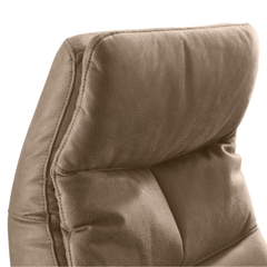 Relaxfauteuil Grimsay elektrisch microleder taupe