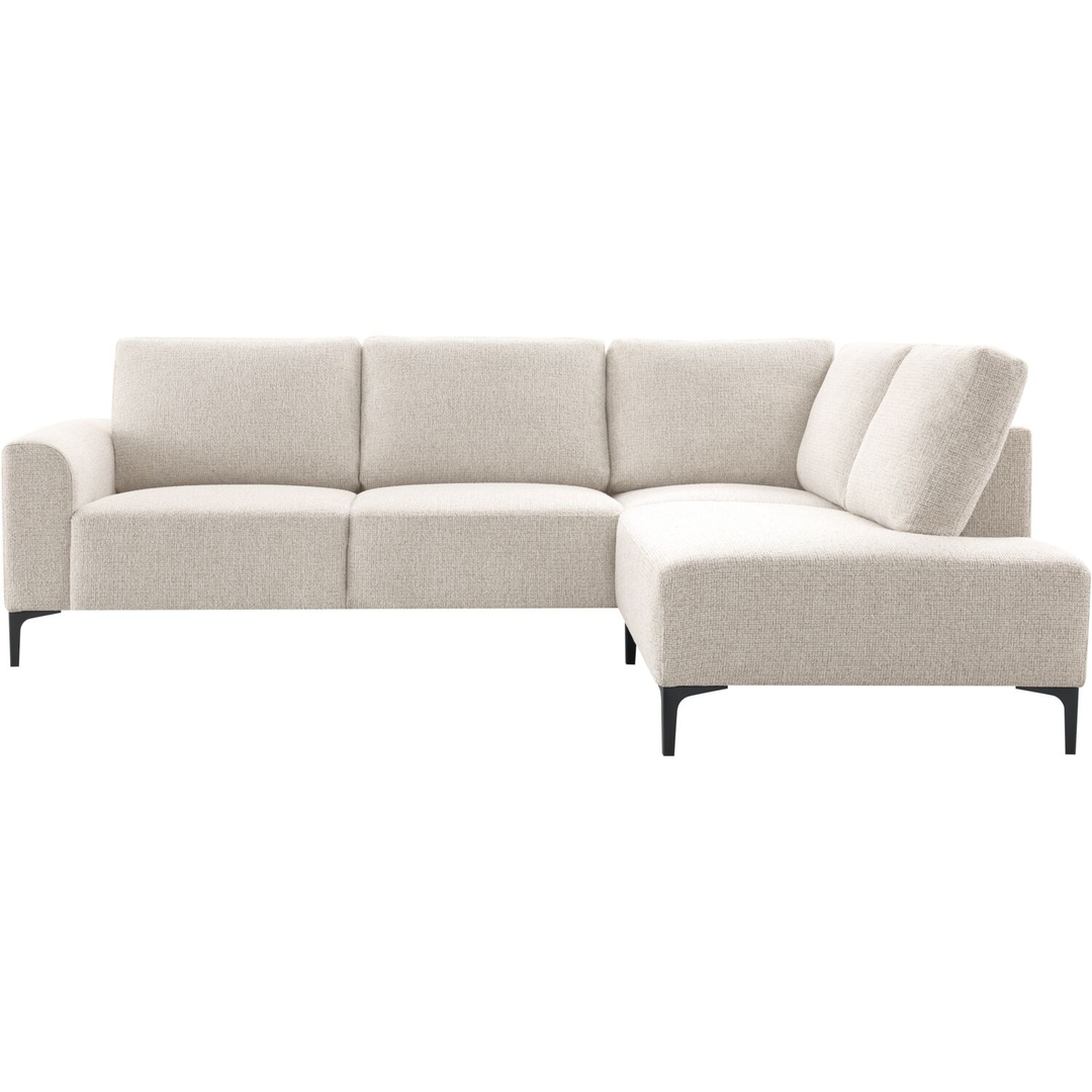 Hoekbank rechts Garzeno beige basic comfort