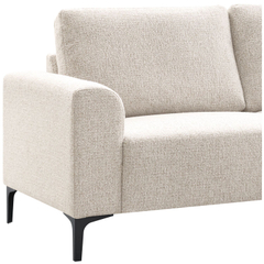 Hoekbank rechts Garzeno beige basic comfort