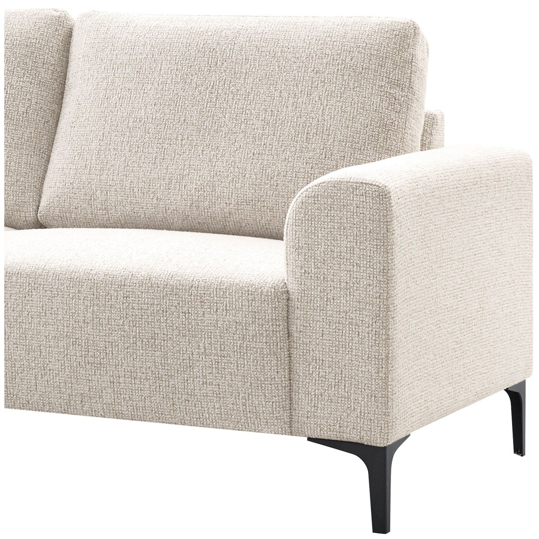 Hoekbank links Garzeno beige basic comfort