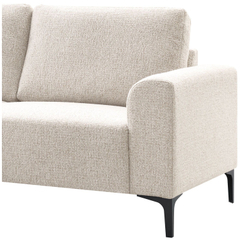Hoekbank links Garzeno beige basic comfort