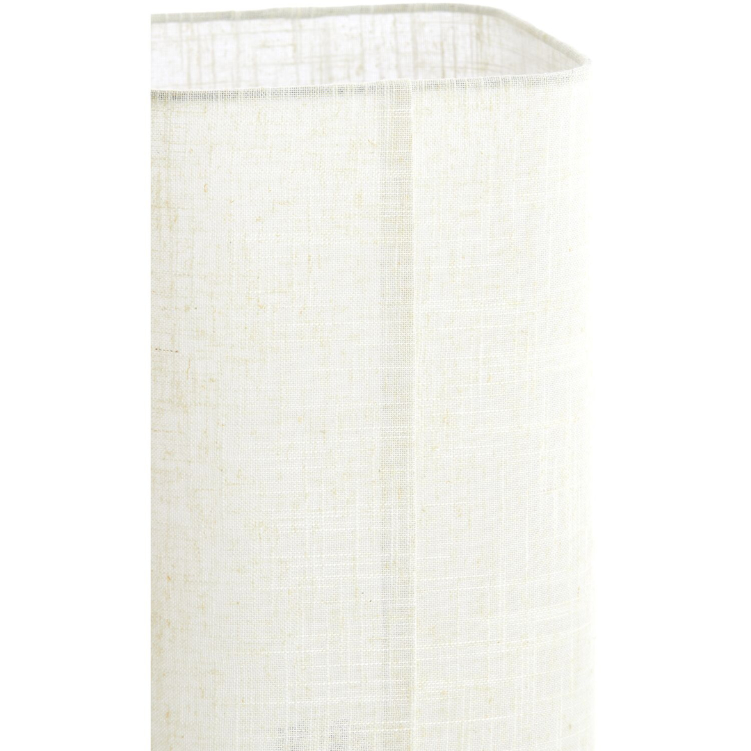Tafellamp Islay houtlook met beige kap