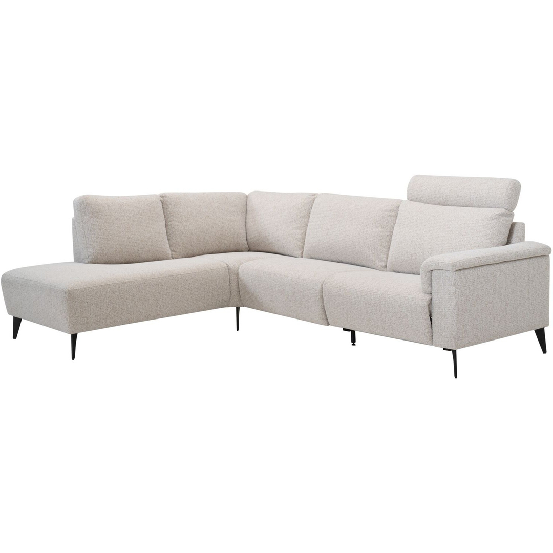 Hoekbank links Nyborg beige basic comfort