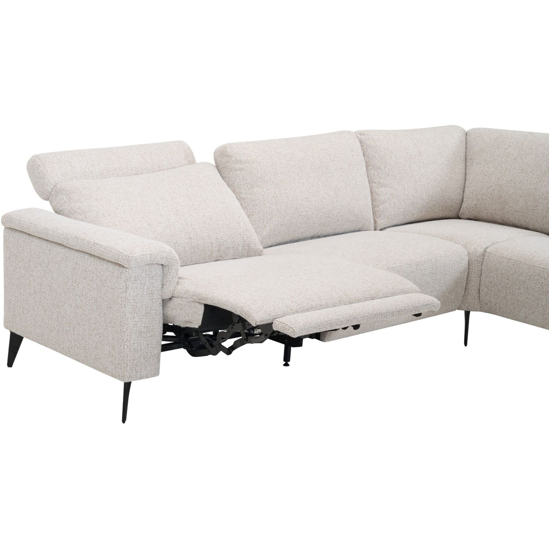 Hoekbank links Nyborg beige basic comfort