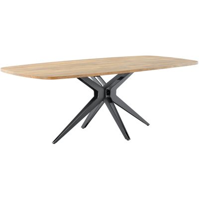 Eettafel Levado 163x100 cm spinpoot Deens ovaal