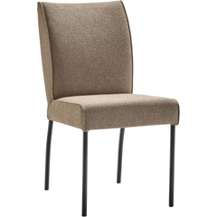 Eetkamerstoel Cintra bouclé bruin basic comfort