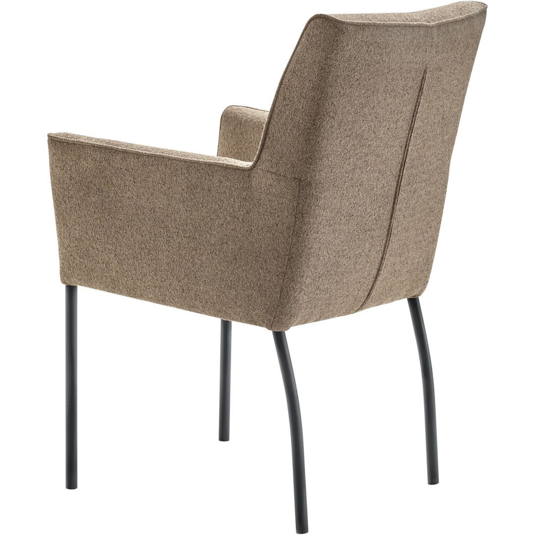 Eetkamerstoel Cintra bouclé bruin premium comfort