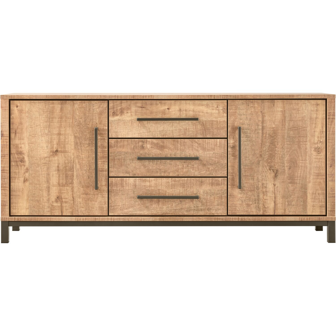 Dressoir Calisa 80x181x42 cm bruin