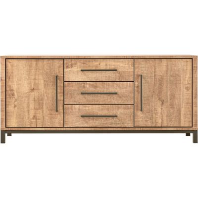 Dressoir Calisa 80x181x42 cm bruin
