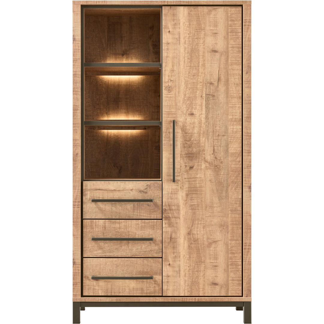 Opbergkast Calisa 175x97x42 cm bruin