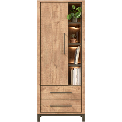 Opbergkast Calisa 190x75x42 cm bruin