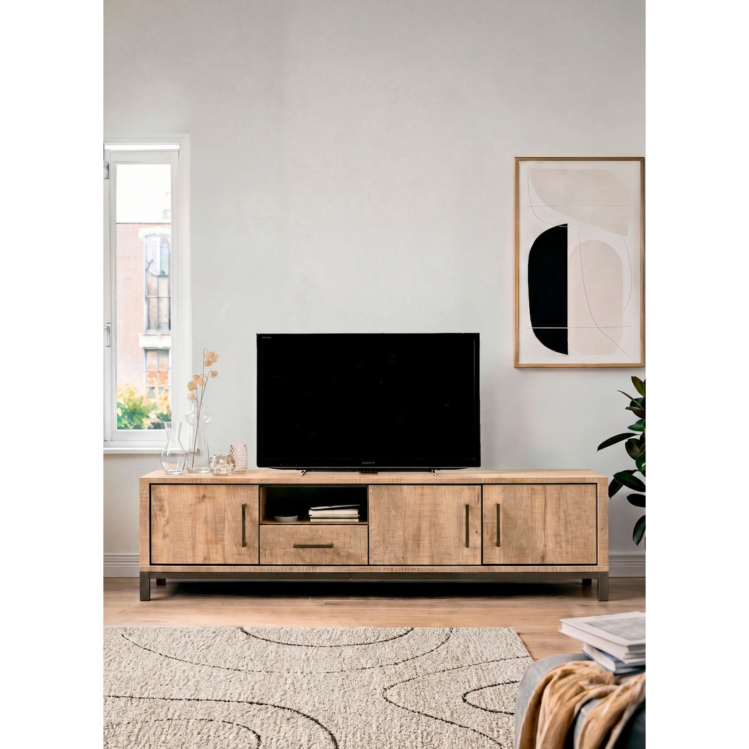 Tv-meubel Calisa 201 cm bruin