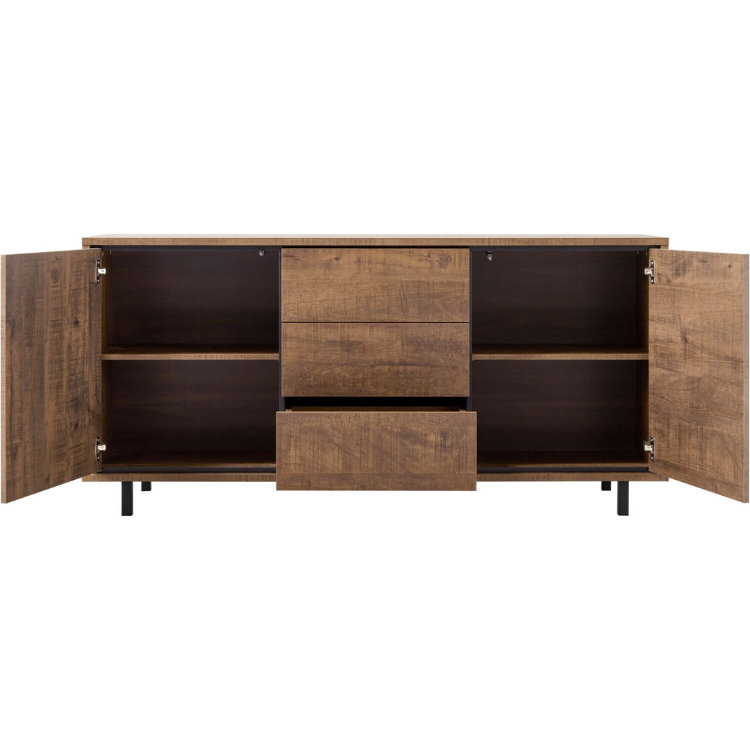 Dressoir Otranto 80x169x45 cm bruin