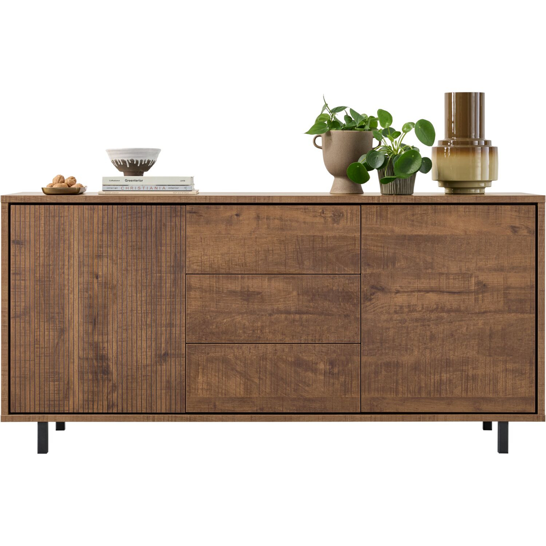 Dressoir Otranto 80x169x45 cm bruin