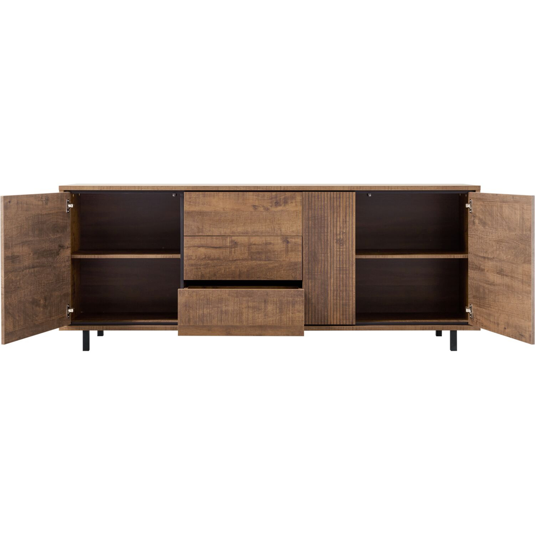 Dressoir Otranto 80x204x45 cm bruin