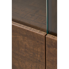Opbergkast Otranto 150x169x45 cm bruin