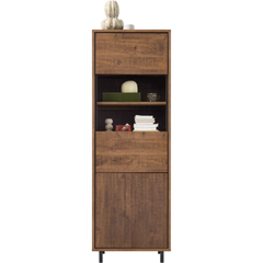 Vitrinekast Otranto 200x68x45 cm bruin