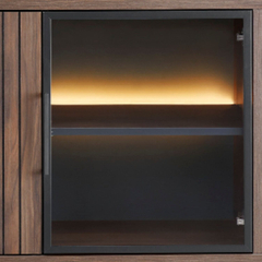 Verlichting Otranto vitrinekast 200x68x45 cm