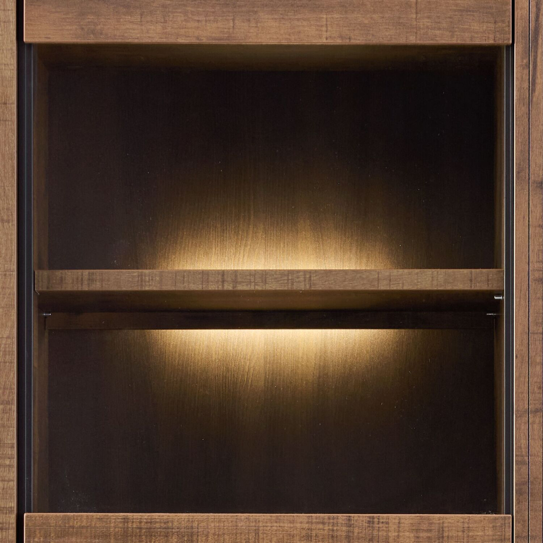 Verlichting Otranto vitrinekast 200x68x45 cm