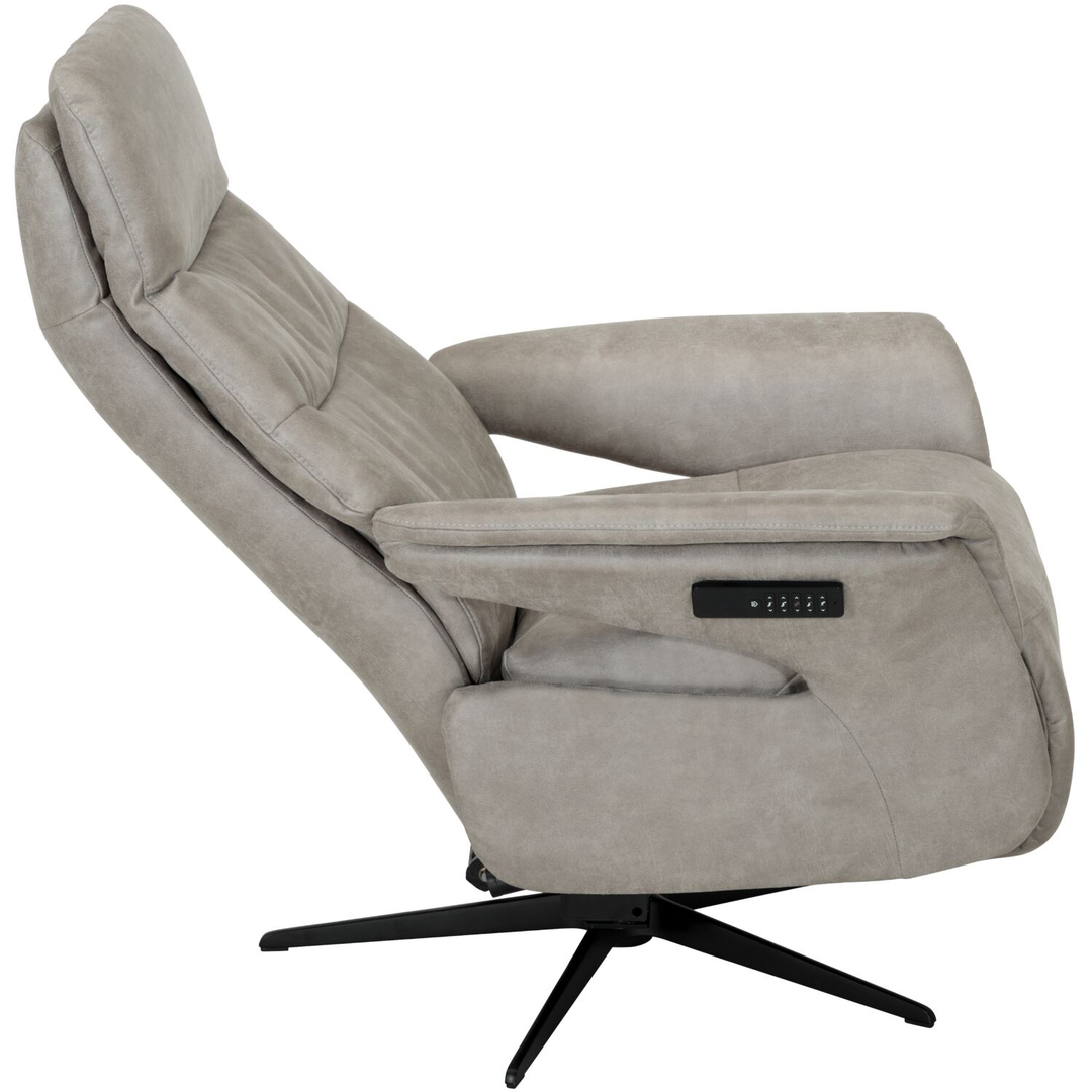 Sta-op-stoel Inverno small microleder grijs