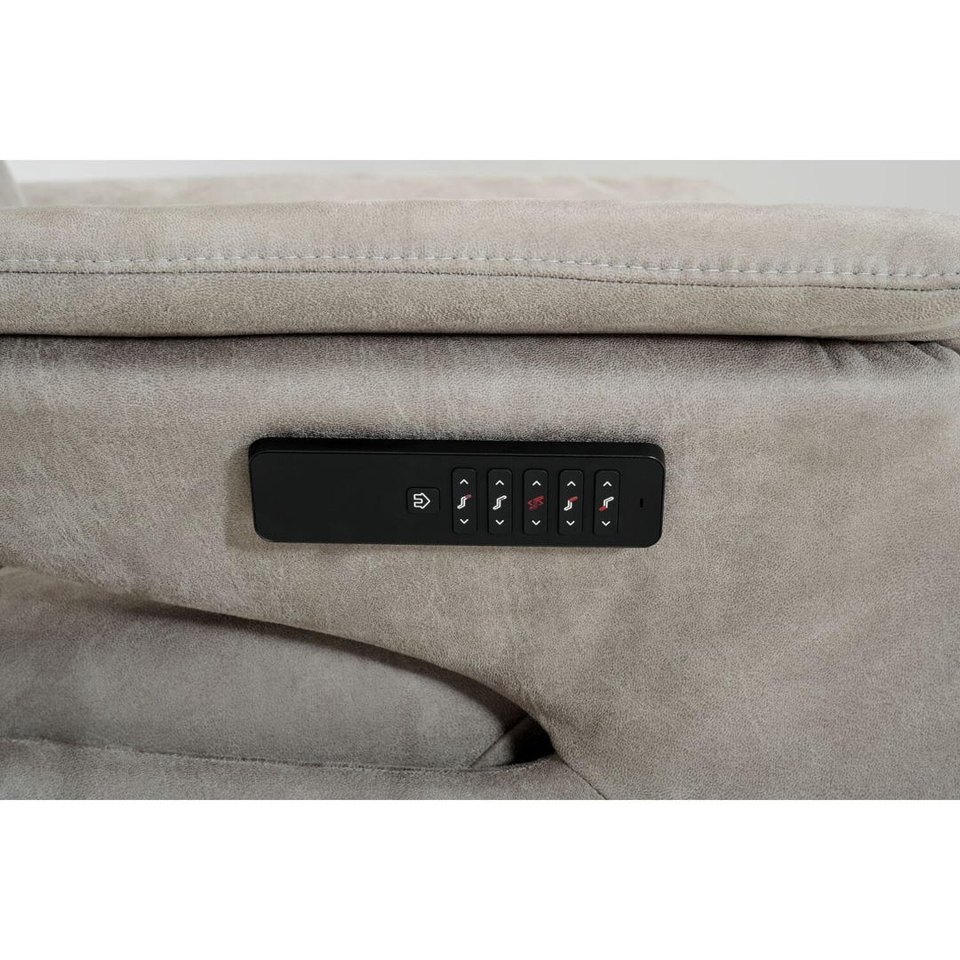 Sta-op-stoel Inverno small microleder grijs