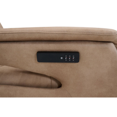 Relaxfauteuil Inverno elektrisch XXL microleder beige