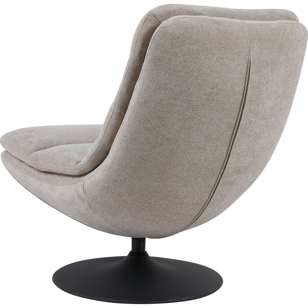 Draaifauteuil Devoto lichtgrijs