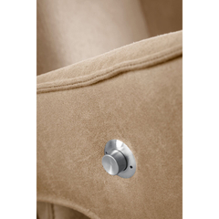 Relaxfauteuil Balfour medium microleder lichtbruin