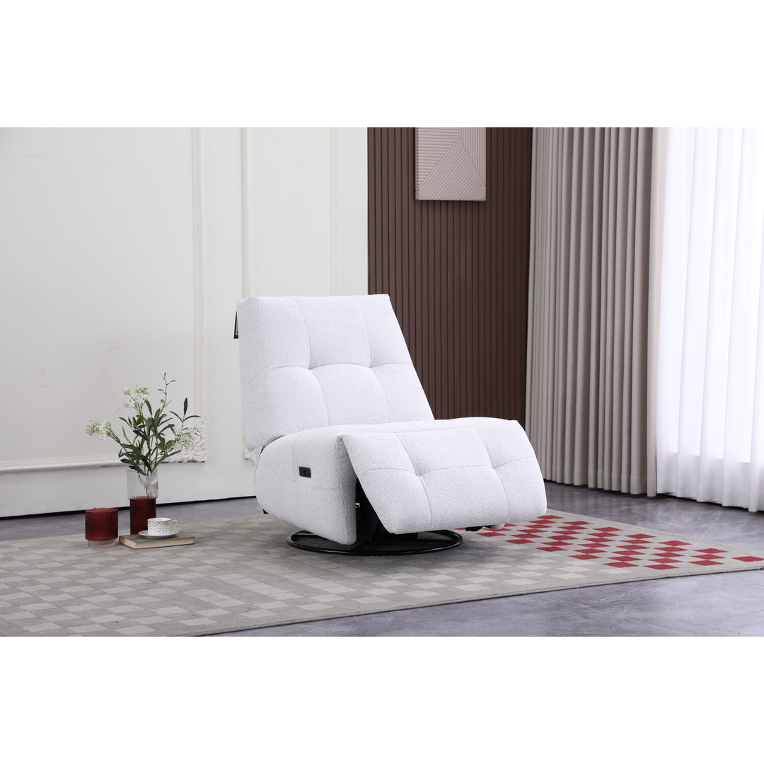 Relaxfauteuil Redan elektrisch wit