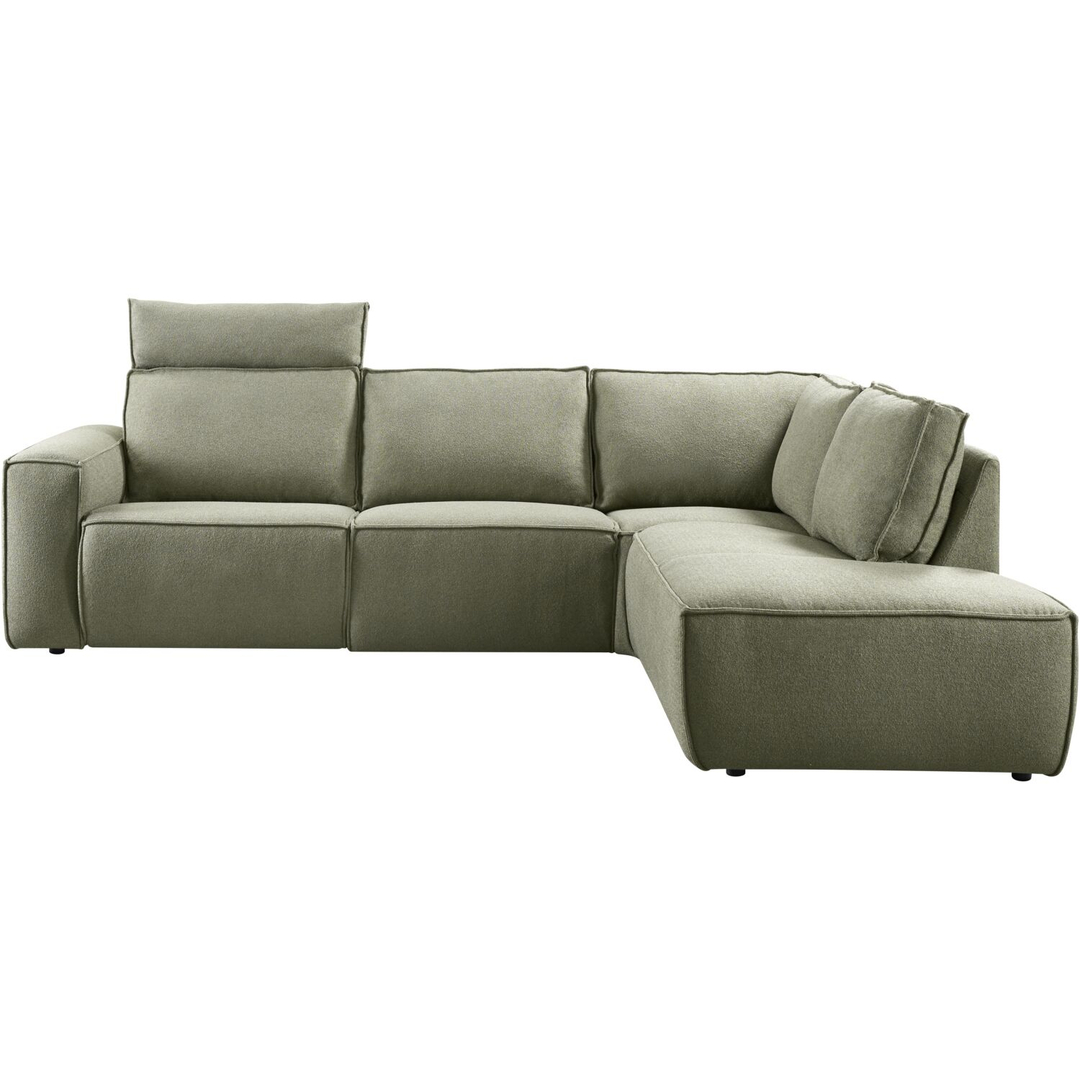 Hoekbank rechts Aland groen relaxfunctie premium comfort