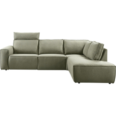 Hoekbank rechts Aland groen relaxfunctie premium comfort
