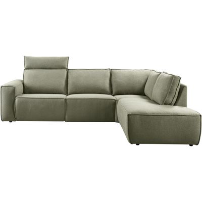 Hoekbank rechts Aland groen relaxfunctie premium comfort