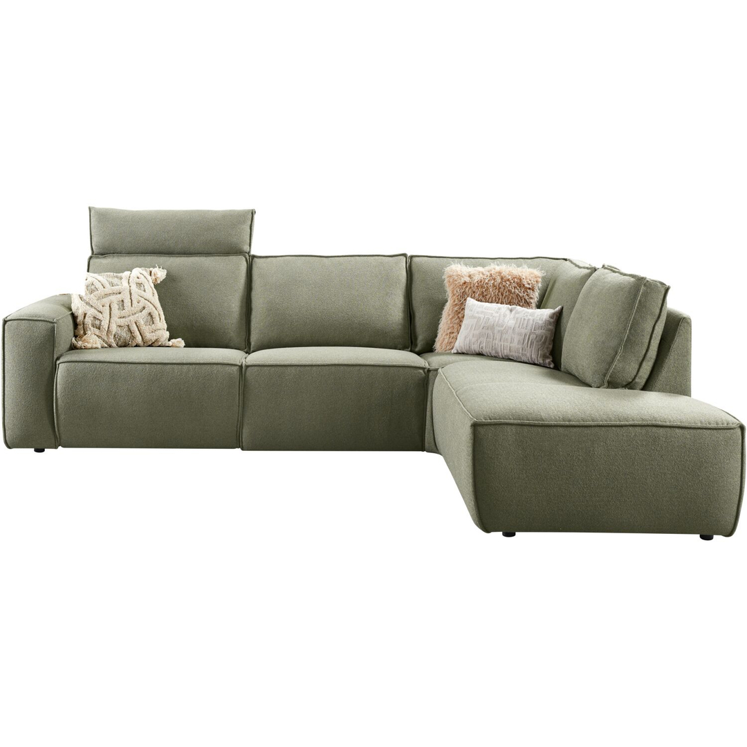 Hoekbank rechts Aland groen relaxfunctie premium comfort