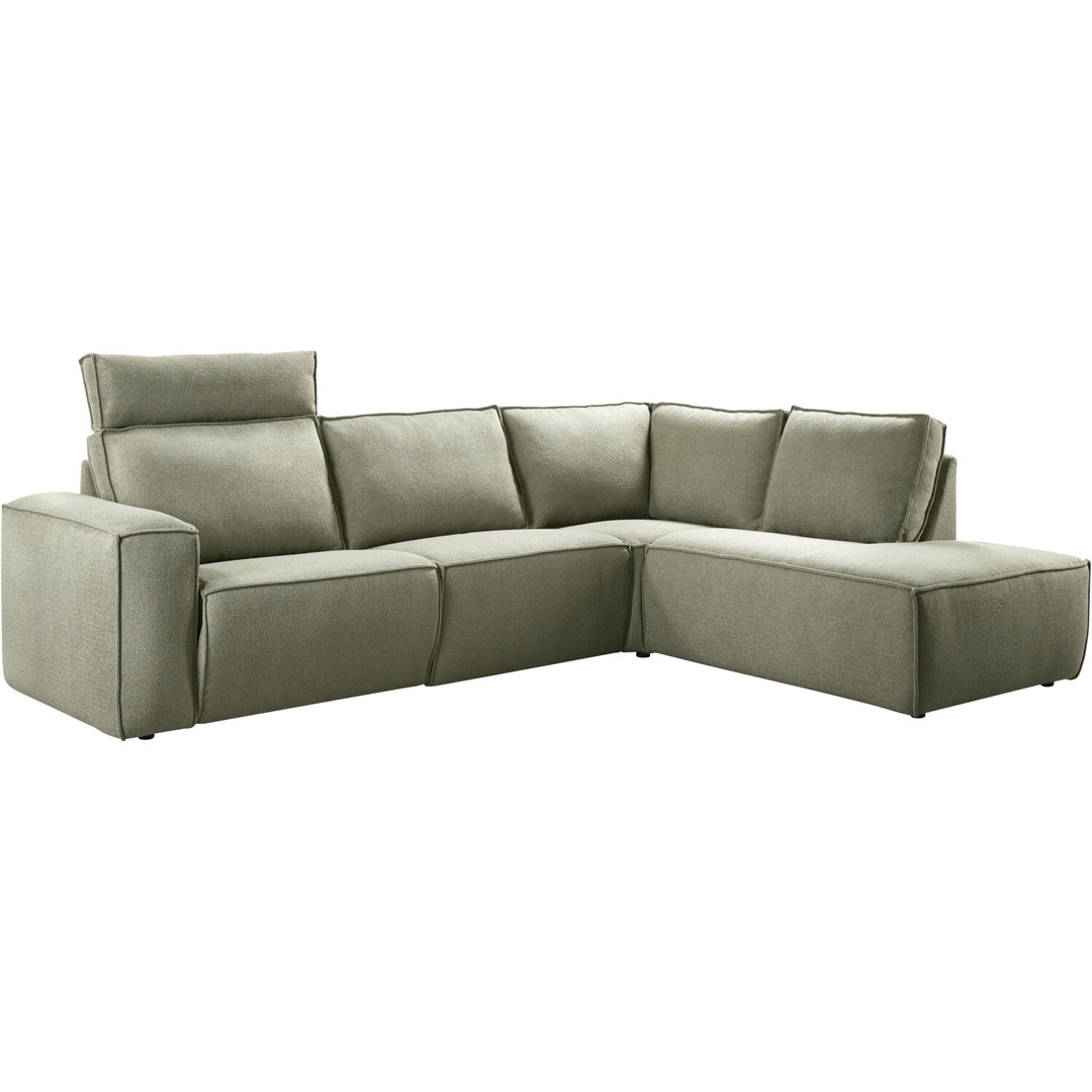 Hoekbank rechts Aland groen relaxfunctie premium comfort