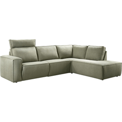 Hoekbank rechts Aland groen relaxfunctie premium comfort