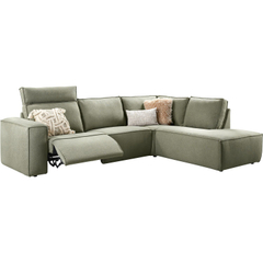 Hoekbank rechts Aland groen relaxfunctie premium comfort