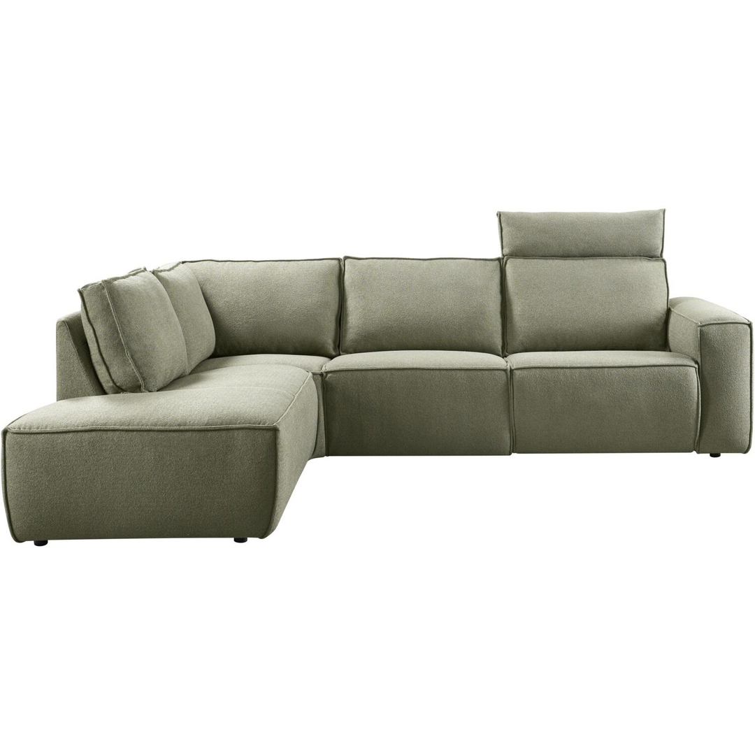 Hoekbank links Aland groen relaxfunctie premium comfort