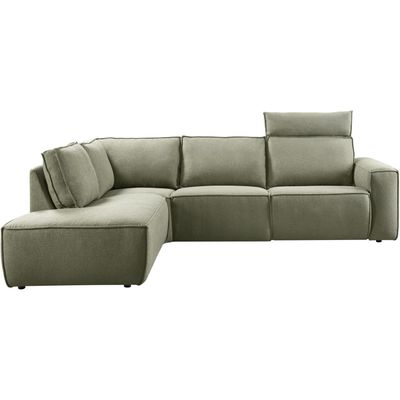 Hoekbank links Aland groen relaxfunctie premium comfort