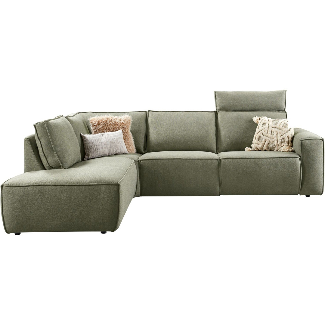 Hoekbank links Aland groen relaxfunctie premium comfort