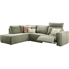 Hoekbank links Aland groen relaxfunctie premium comfort