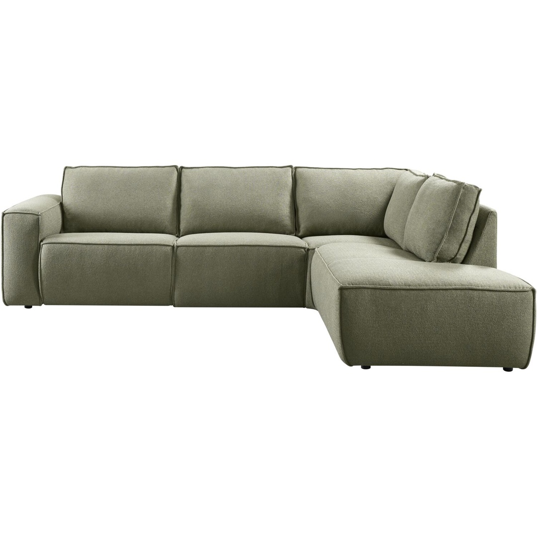 Hoekbank rechts Aland groen premium comfort