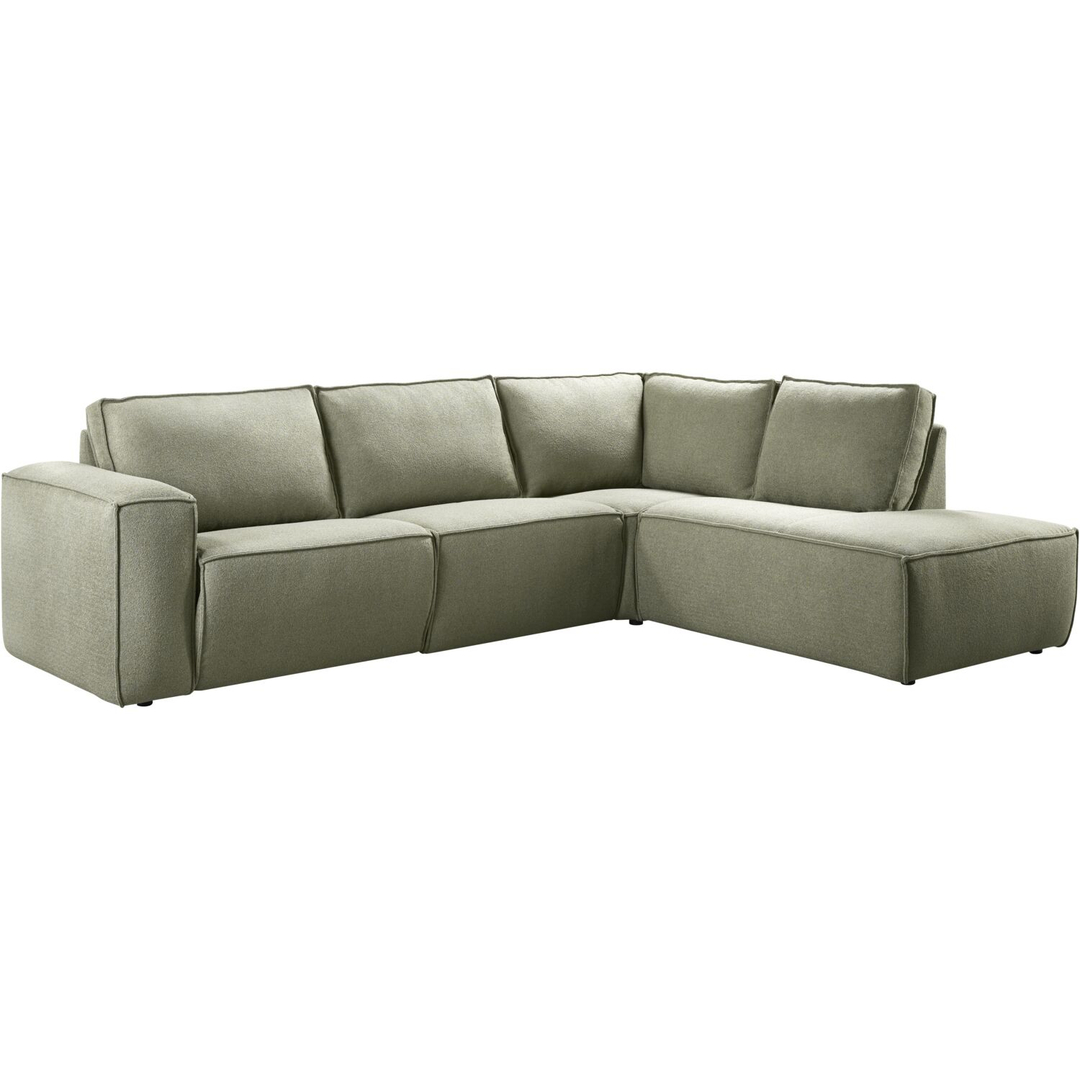 Hoekbank rechts Aland groen premium comfort
