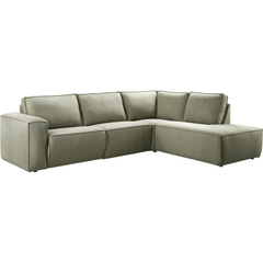 Hoekbank rechts Aland groen premium comfort