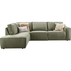 Hoekbank links Aland groen premium comfort