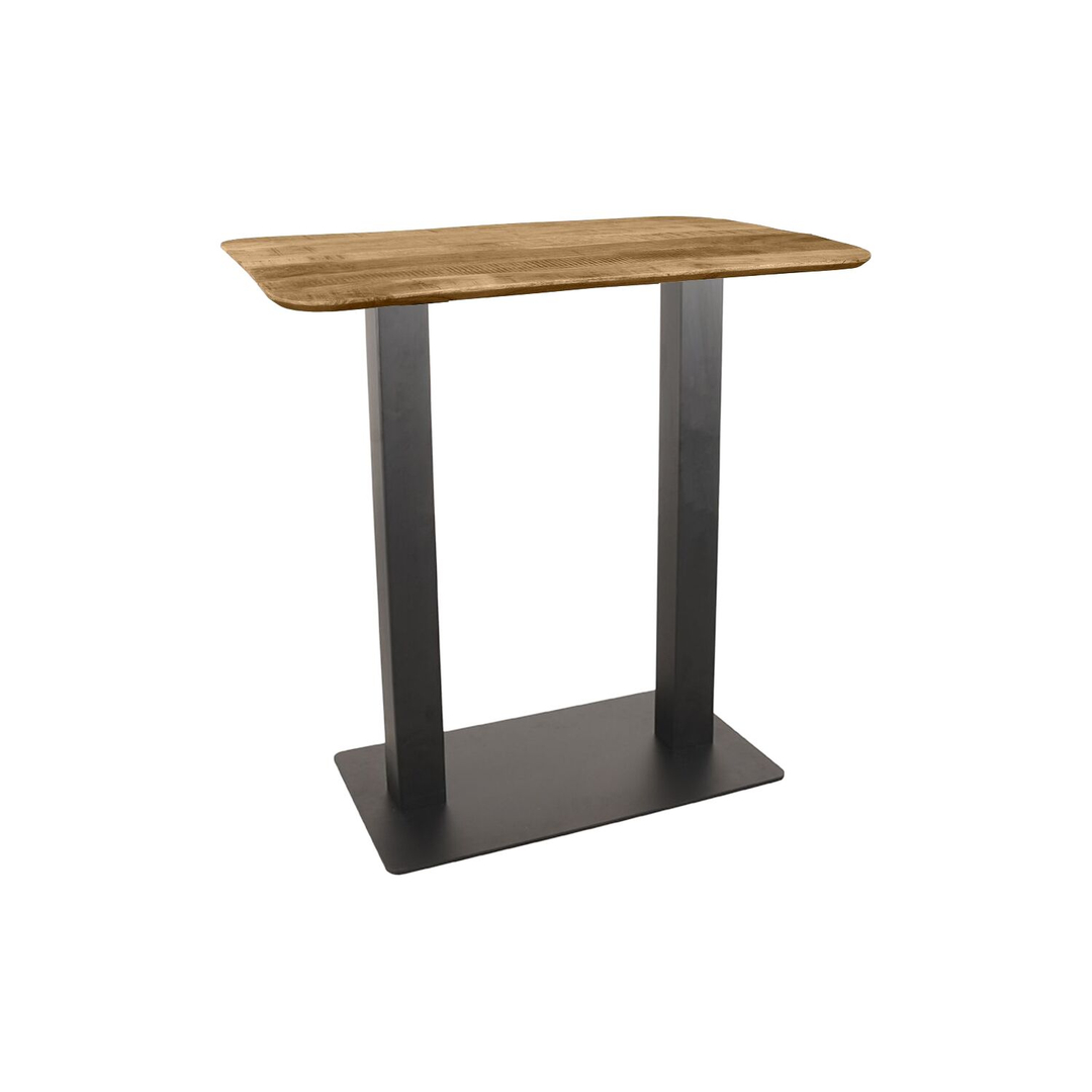 Bartafel Doria mangohout 120x70 cm rechthoekig