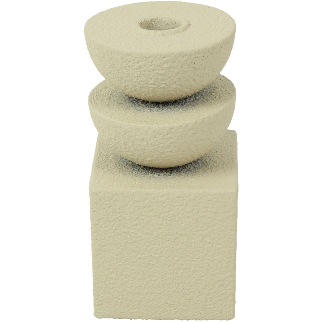 Kandelaar Durness 16 cm hoog crème
