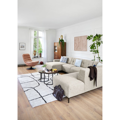 Hoekbank rechts Tordera lichtgrijs basic comfort
