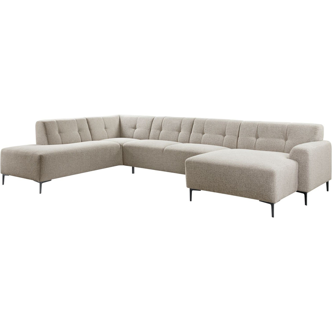 Hoekbank links Tordera lichtgrijs basic comfort